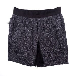 Lululemon Shorts Mens Black Gray T.H.E. Linerless Short 9" Fits Like‎ a Medium